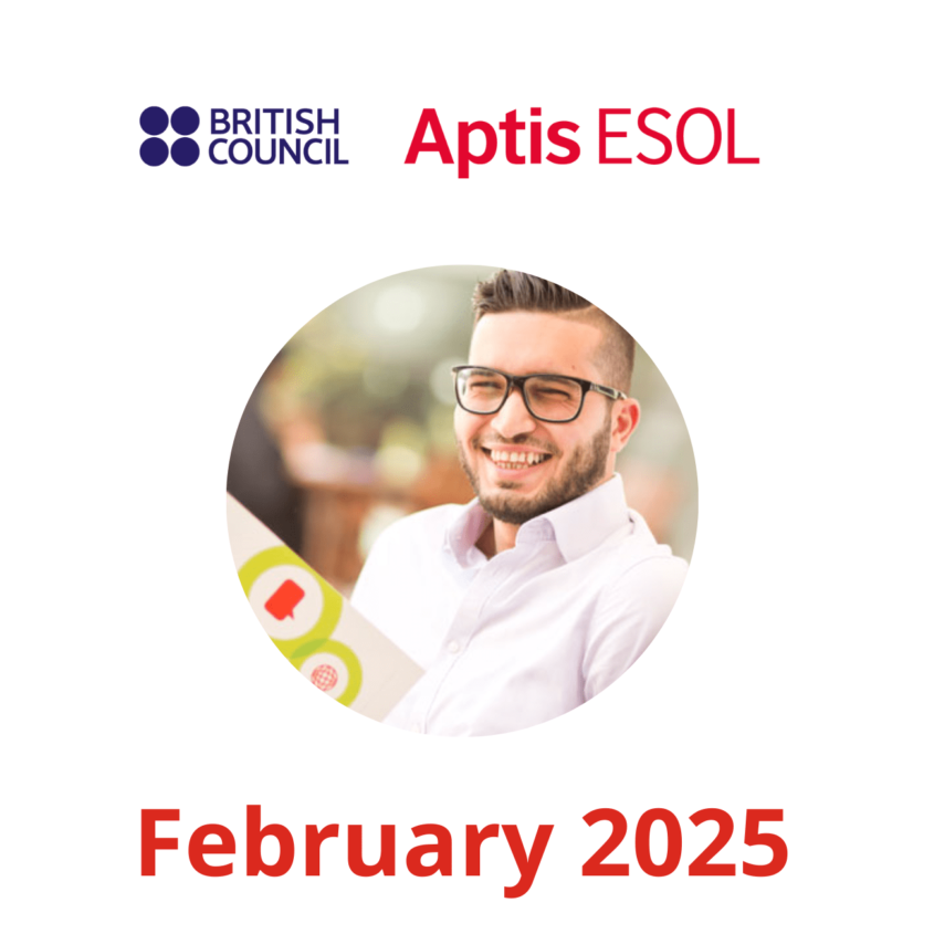 Examen Aptis British Council Inglés Febrero 2025