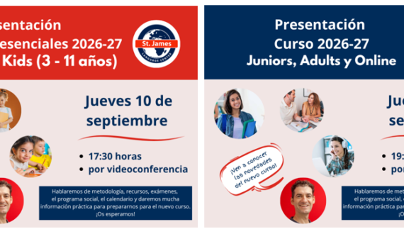 Presentación Cursos 2026-27